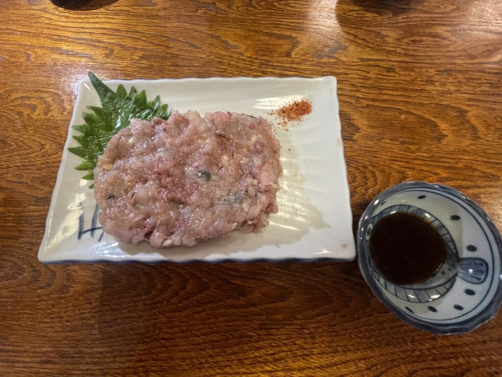 あじのなめろう